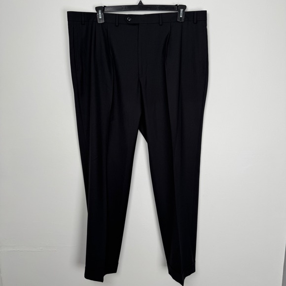 Lauren Ralph Lauren Other - Lauren Ralph Lauren Mens Black Pleated Cuffed Dress Pants 42W x 32L Washable